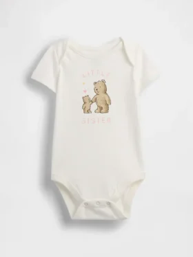 Bebek İlk Favoriler Organik Pamuklu Çıtçıtlı Body