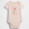 Bebek İlk Favoriler Organik Pamuklu Çıtçıtlı Body