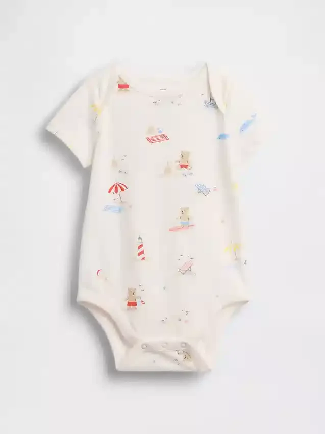 Bebek İlk Favoriler Organik Pamuklu Çıtçıtlı Body