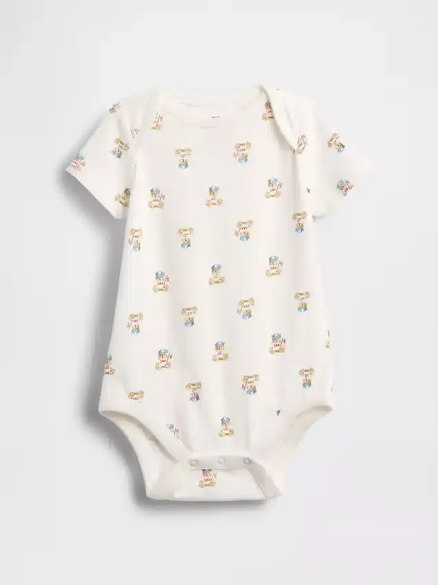 Bebek İlk Favoriler Organik Pamuklu Çıtçıtlı Body