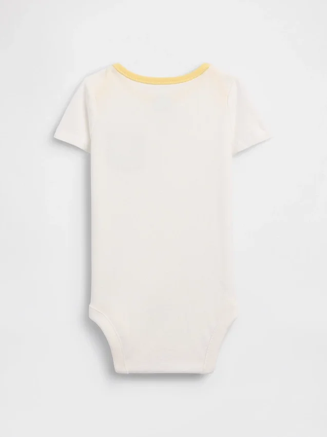 Bebek İlk Favoriler Organik Pamuklu Çıtçıtlı Body