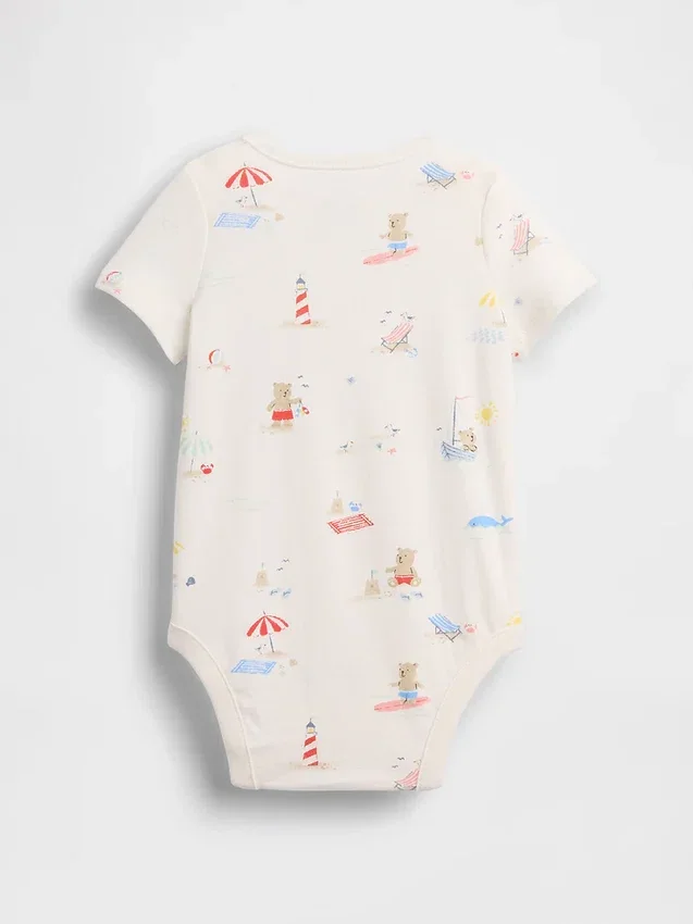 Bebek İlk Favoriler Organik Pamuklu Çıtçıtlı Body