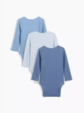 Bebek İlk Favorileri Tinyrib Cepli Çıtçıtlı Body (3’lü Paket)
