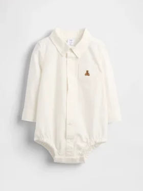 Bebek Oxford Çıtçıtlı Body