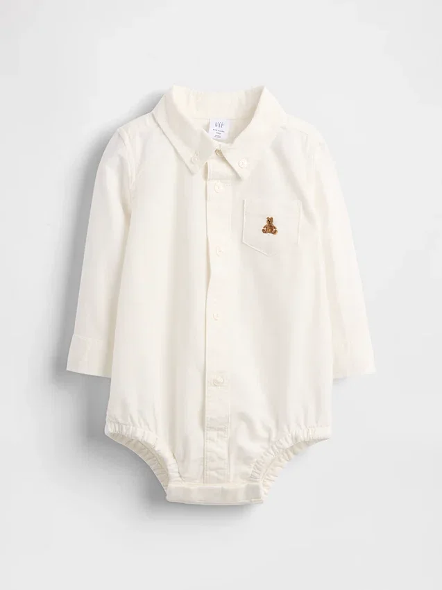 Bebek Oxford Çıtçıtlı Body