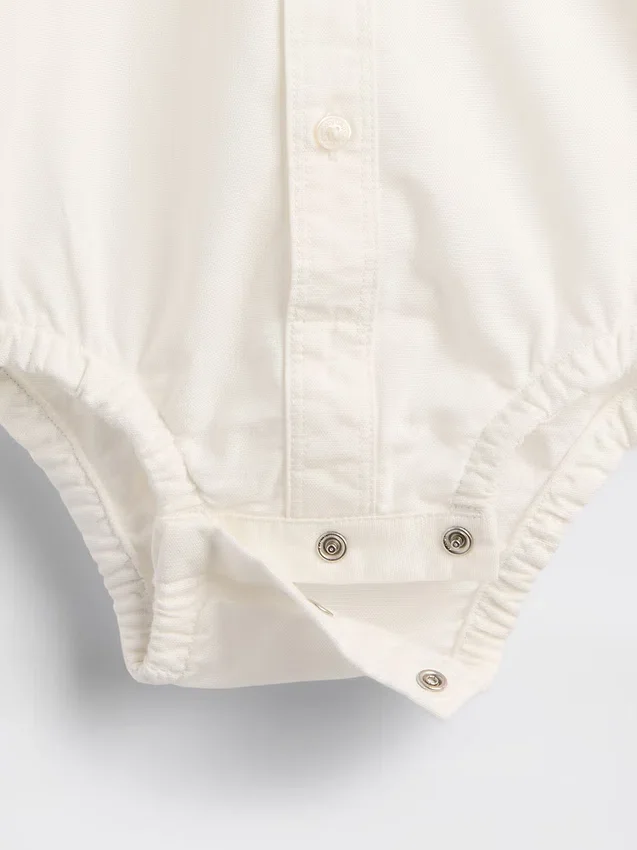 Bebek Oxford Çıtçıtlı Body