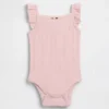 Bebek Pointelle Ribana Çıtçıtlı Body