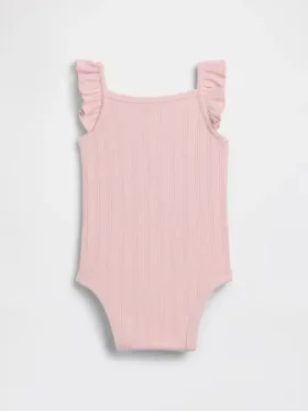 Bebek Pointelle Ribana Çıtçıtlı Body
