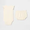 Bebek Supima® Ayı Çıtçıtlı Body Kıyafet Takımı