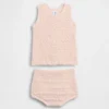 Bebek Tığ İşi Tank Top Kombin Seti