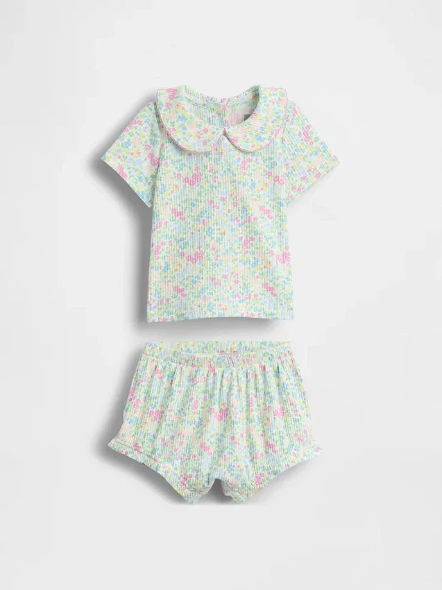 Bebek Tinyrib Peter Pan Çıtçıtlı Body Seti