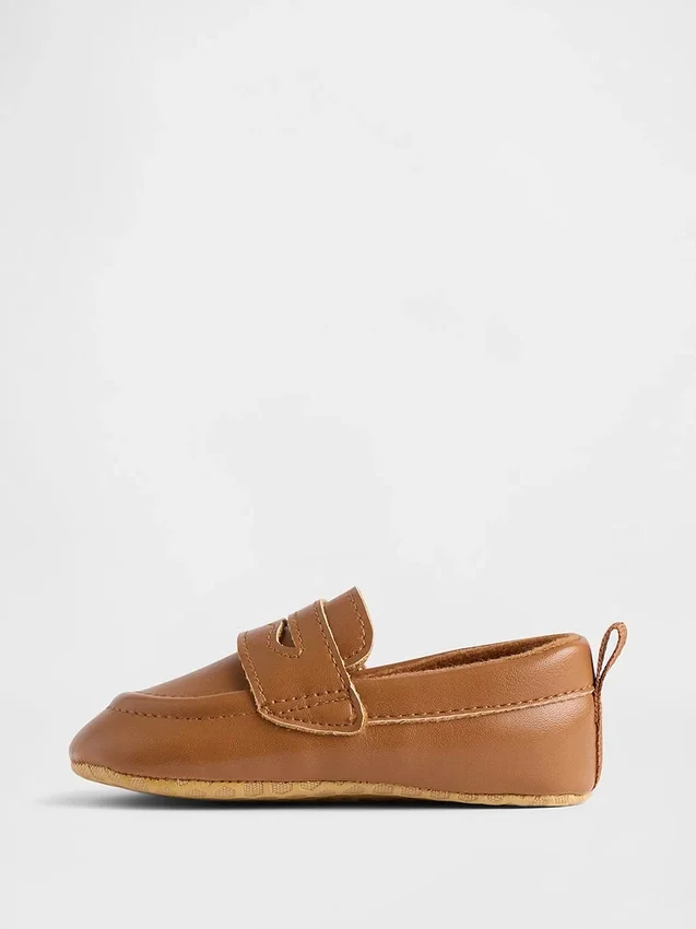 Bebek Vegan Deri Loaferlar