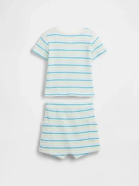 Bebek Waffle Henley Kıyafet Seti