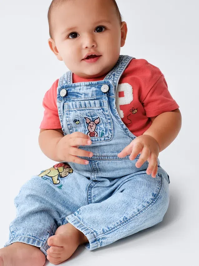 Bebek Winnie the Pooh Denim Tulum