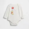 Bebek Winnie the Pooh Organik Pamuklu Çıtçıtlı Body