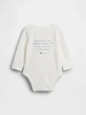Bebek Winnie the Pooh Organik Pamuklu Çıtçıtlı Body