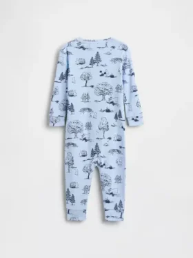 Bebek Winnie the Pooh Organik Pamuklu Tulum