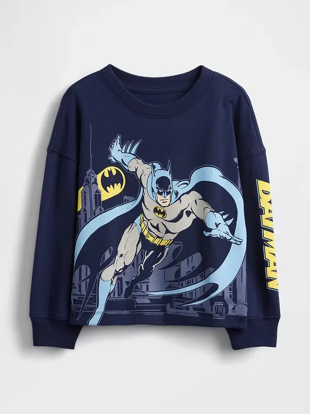 Bebek & Yürümeye Başlayan Çocuk Batman Desenli Tişört