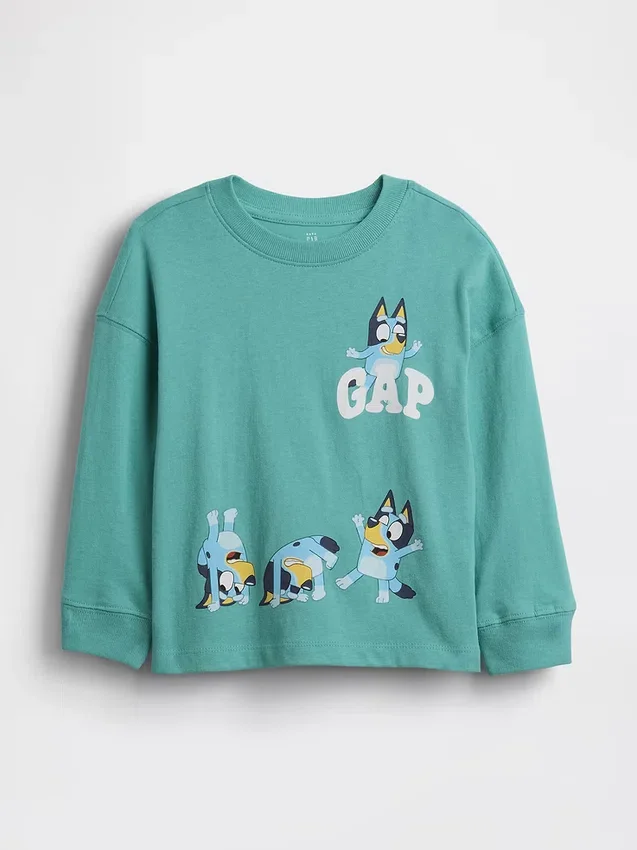 Bebek & Yürümeye Başlayan Çocuk Bluey Desenli Tişört