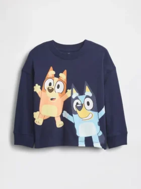 Bebek & Yürümeye Başlayan Çocuk Bluey Desenli Tişört