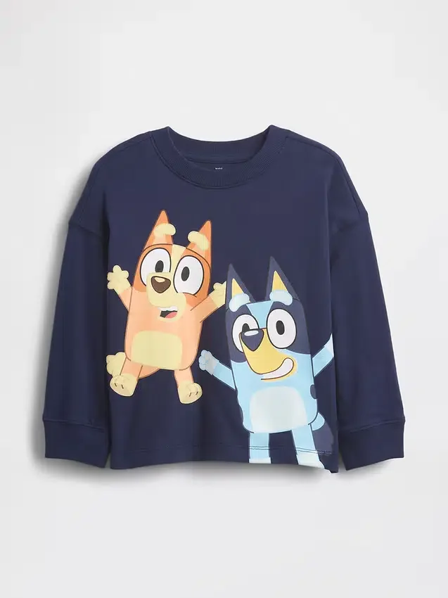 Bebek & Yürümeye Başlayan Çocuk Bluey Desenli Tişört