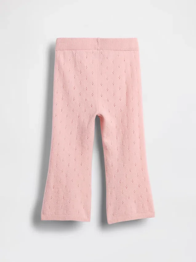 Bebek & Yürümeye Başlayan Çocuk CashSoft Pointelle Geniş Paça Pantolon