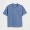 Bebek & Yürümeye Başlayan Çocuk Cepli Henley Tişört
