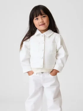 Bebek & Yürümeye Başlayan Çocuk Delikli Denim Ceket