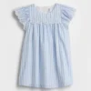Bebek & Yürümeye Başlayan Çocuk Delikli Gingham Elbise