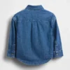 Bebek & Yürümeye Başlayan Çocuk Denim Geniş Gömlek