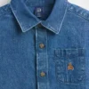 Bebek & Yürümeye Başlayan Çocuk Denim Geniş Gömlek
