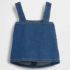 Bebek & Yürümeye Başlayan Çocuk Denim Kabuklu Tank Top