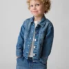 Bebek & Yürümeye Başlayan Çocuk Denim İş Kıyafeti Ceketi