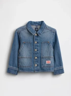 Bebek & Yürümeye Başlayan Çocuk Denim İş Kıyafeti Ceketi