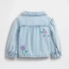 Bebek & Yürümeye Başlayan Çocuk Denim Nakışlı İş Ceketi