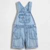 Bebek & Yürümeye Başlayan Çocuk Denim Şortlu Tulum