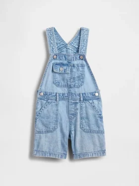 Bebek & Yürümeye Başlayan Çocuk Denim Şortlu Tulum