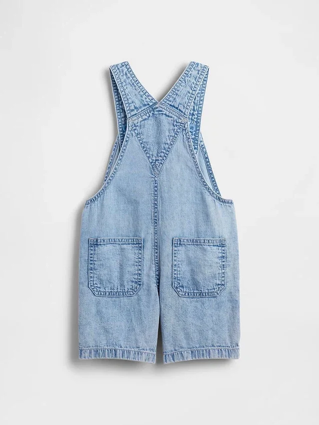 Bebek & Yürümeye Başlayan Çocuk Denim Şortlu Tulum