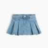 Bebek & Yürümeye Başlayan Çocuk Denim Pileli Etek-Şort