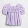 Bebek & Yürümeye Başlayan Çocuk Eyelet Üst Giyim