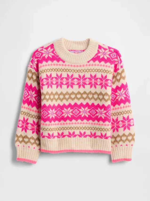 Bebek & Yürümeye Başlayan Çocuk Fair Isle Kazak