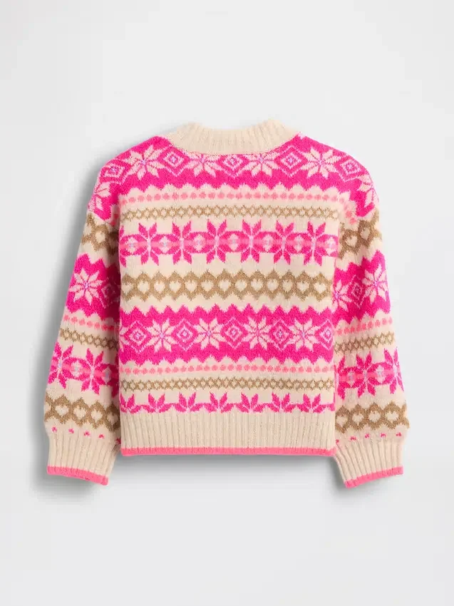 Bebek & Yürümeye Başlayan Çocuk Fair Isle Kazak