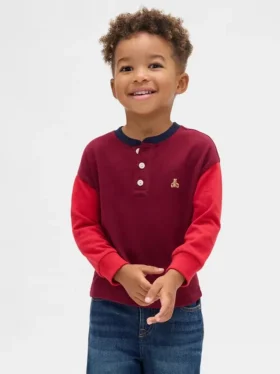 Bebek & Yürümeye Başlayan Çocuk Henley Gömlek