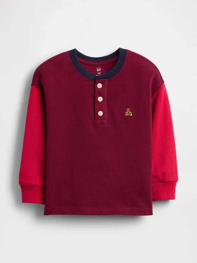 Bebek & Yürümeye Başlayan Çocuk Henley Gömlek