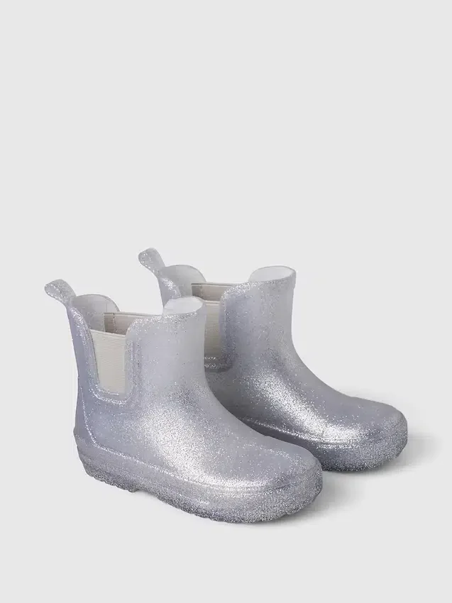 Bebek & Yürümeye Başlayan Çocuk İçin Glitter Yağmur Botları