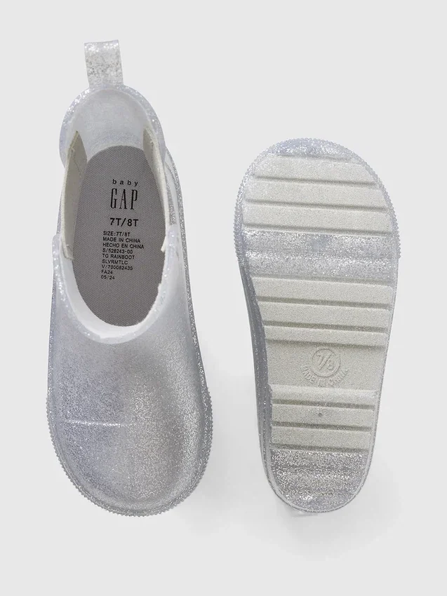 Bebek & Yürümeye Başlayan Çocuk İçin Glitter Yağmur Botları