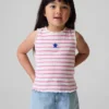 Bebek & Yürümeye Başlayan Çocuk İçin Çizgili Ribana Tank Top