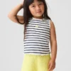 Bebek & Yürümeye Başlayan Çocuk İçin Çizgili Ribana Tank Top