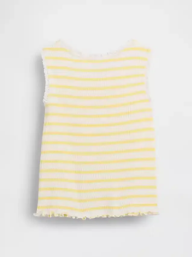 Bebek & Yürümeye Başlayan Çocuk İçin Çizgili Ribana Tank Top