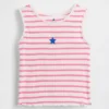 Bebek & Yürümeye Başlayan Çocuk İçin Çizgili Ribana Tank Top